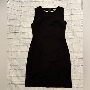 H&M Black Dress with Cream Accent